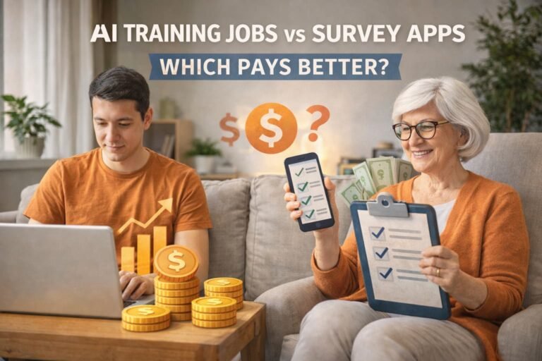 AI Training Jobs vs Survey Apps Which Pays Better