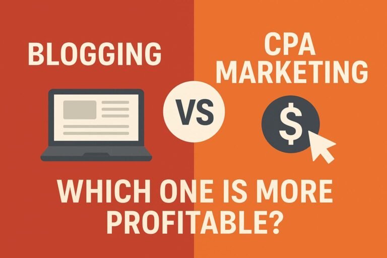 Blogging vs CPA Marketing