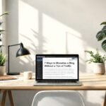 7 Ways to Monetize a Blog Without a Ton of Traffic