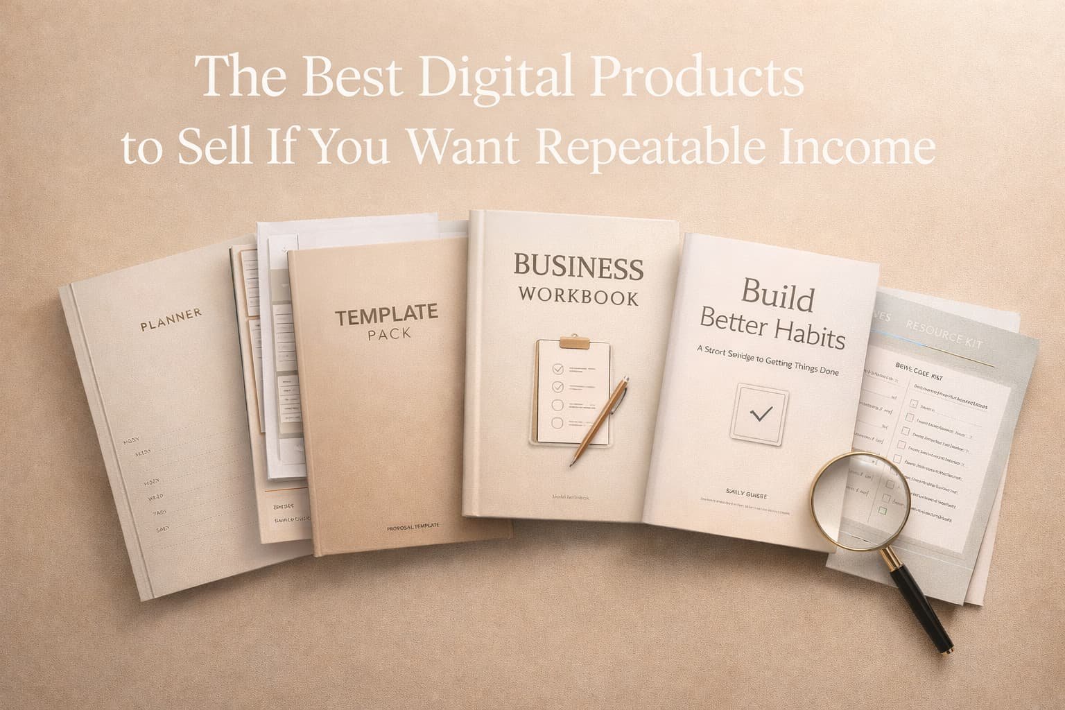 Best Digital Products to Sell For Repeatable Income