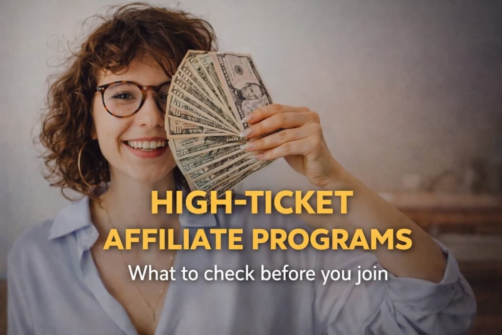 High-Ticket Affiliate Programs Worth trying out