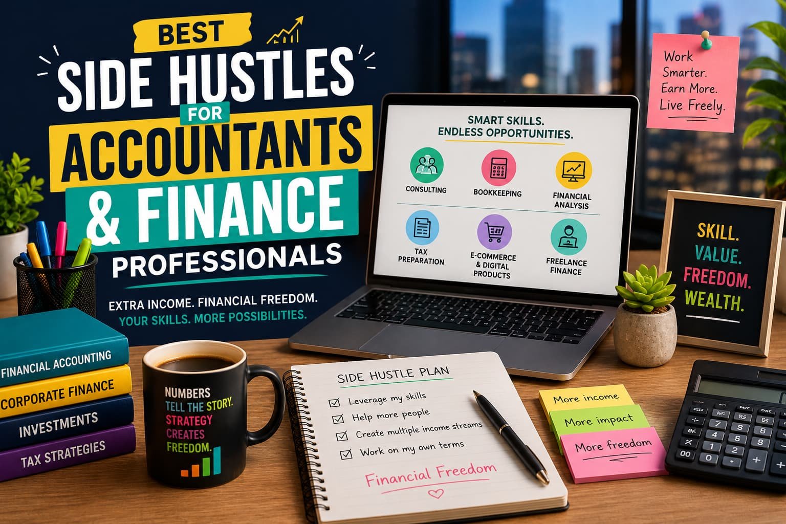 Best Side Hustles for Accountants and Finance Professionals