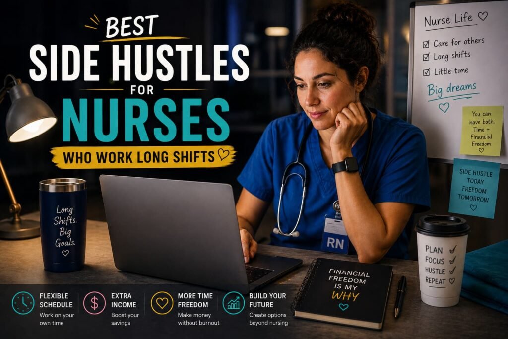 Best Side Hustles for Nurses Who Work Long Shifts