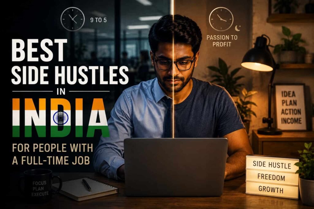 Best Side Hustles in India for People With a Full-Time Job