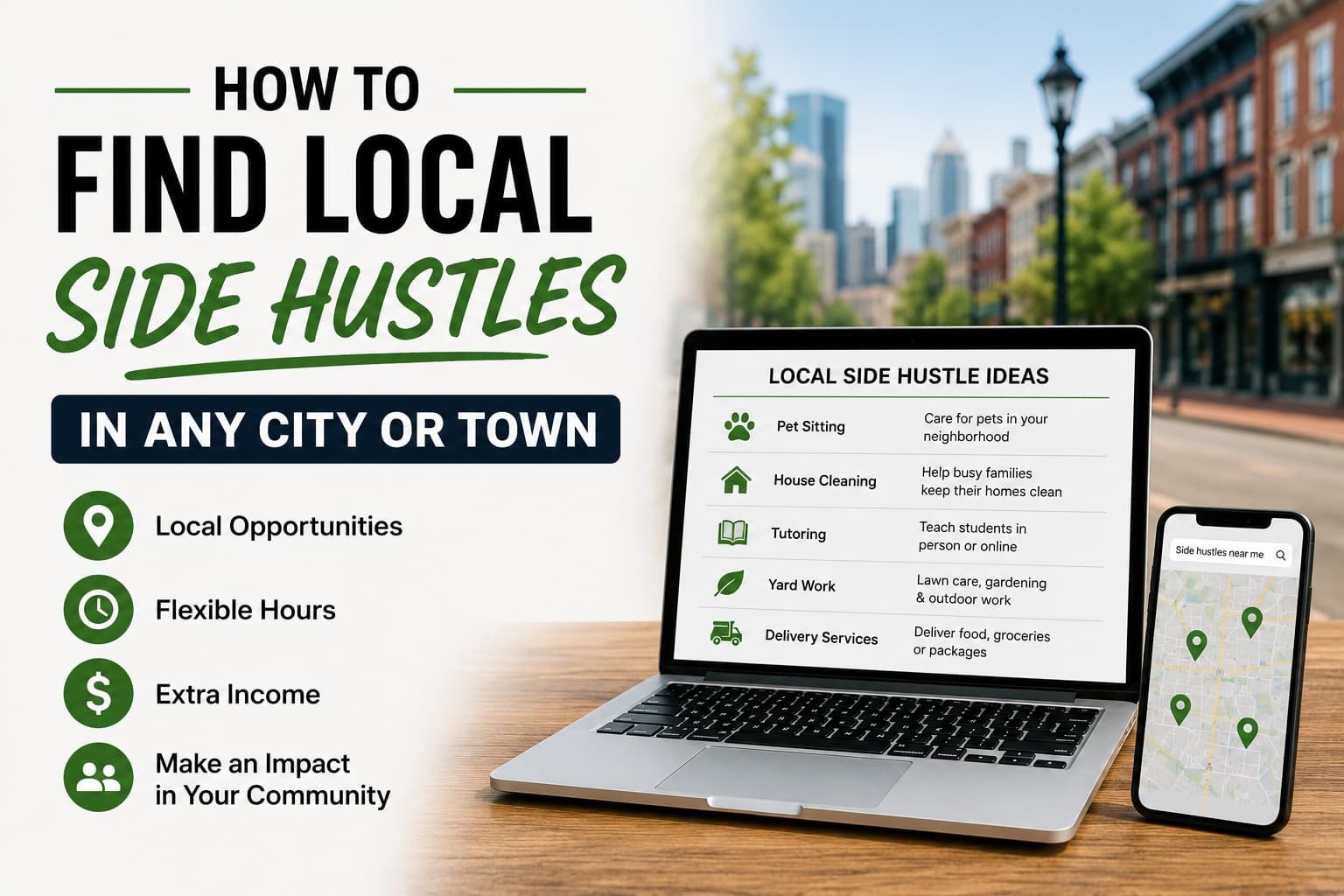 How to Find Local Side Hustles in Any City or Town