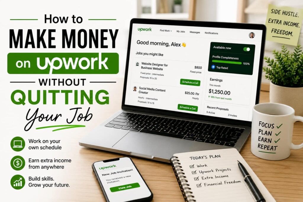 How to Make Money on Upwork Without Quitting Your Job