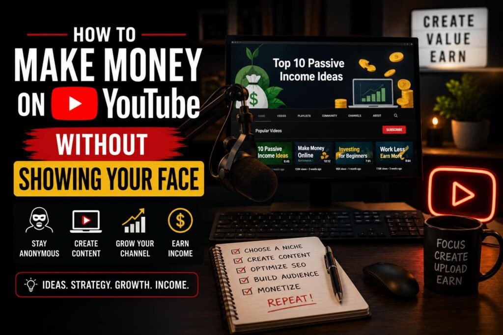 How to Make Money on YouTube Without Showing Your Face