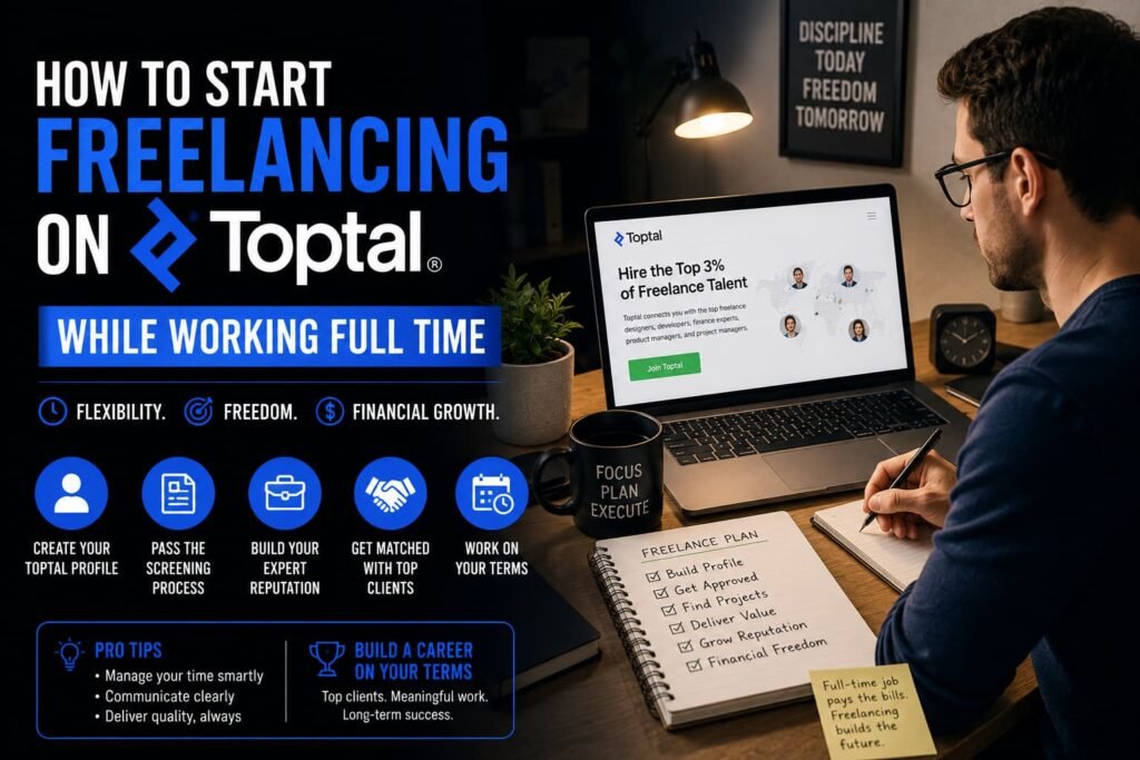 How to Start Freelancing on Toptal While Working Full Time