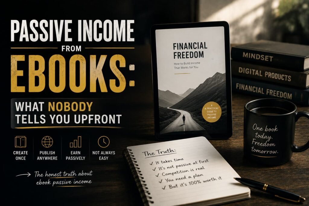 Passive Income From Ebooks What Nobody Tells You Upfront