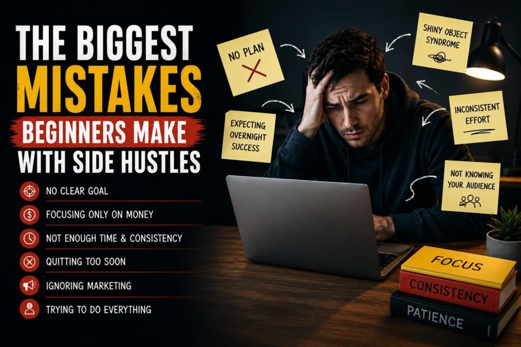 The Biggest Mistakes Beginners Make With Side Hustles