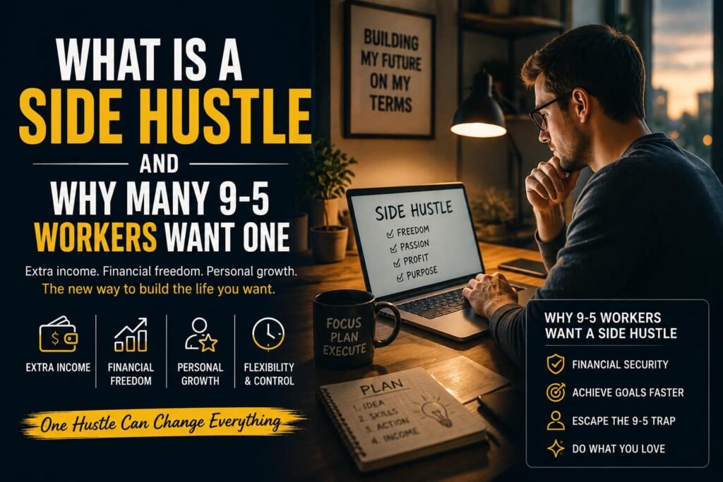 What Is a Side Hustle and Why Many 9-5 Workers Want One