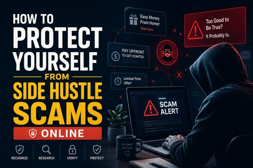 How to Protect Yourself From Side Hustle Scams Online
