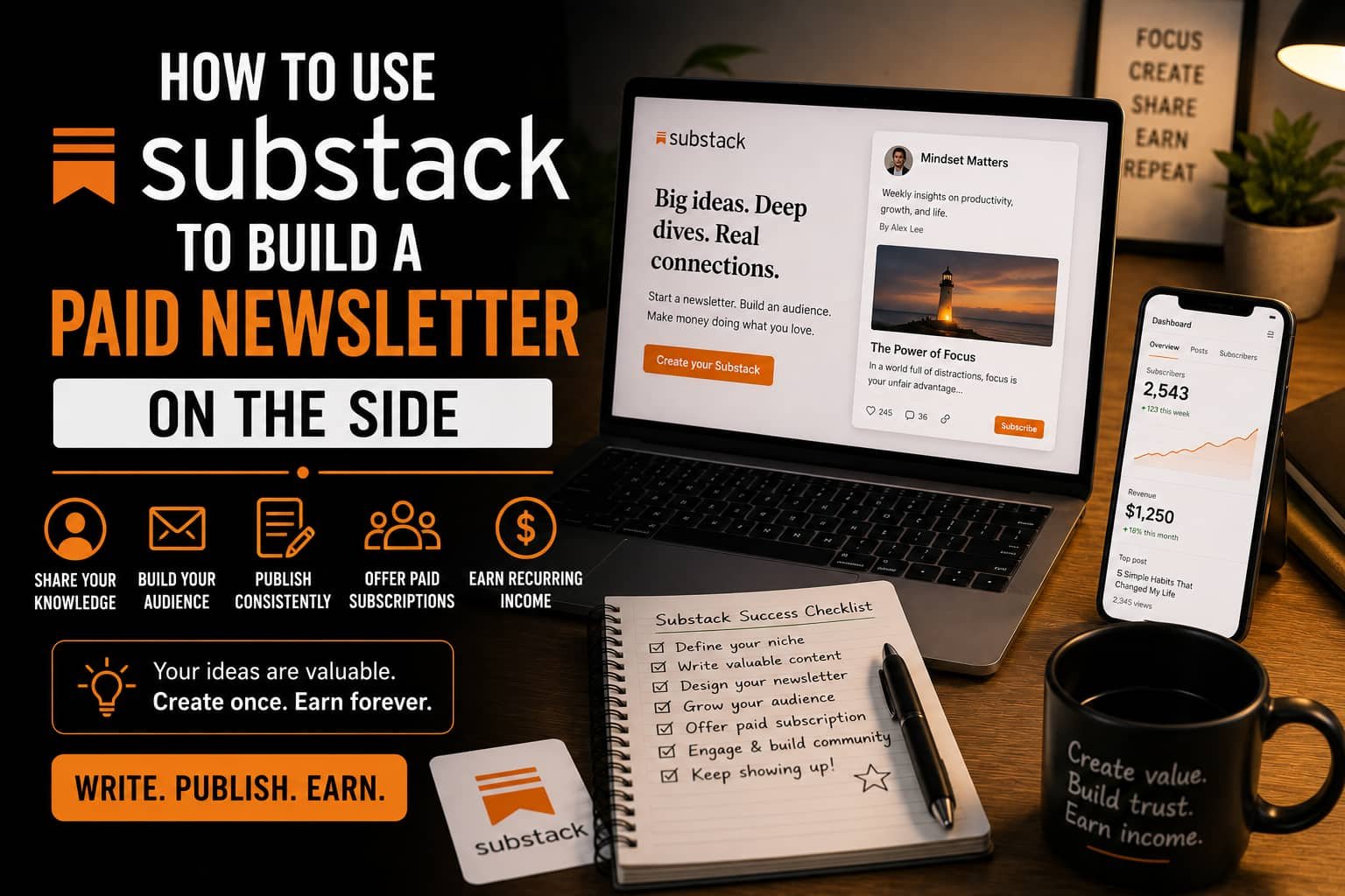 How to Use Substack to Build a Paid Newsletter on the Side
