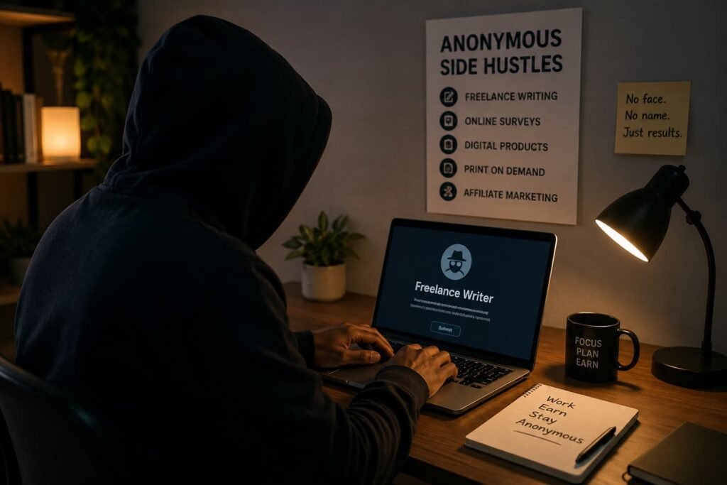 Side Hustles You Can Do Anonymously Without Showing Your Identity